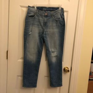 Old Navy Boyfriend Denim Jeans Straight Leg Sz 10
